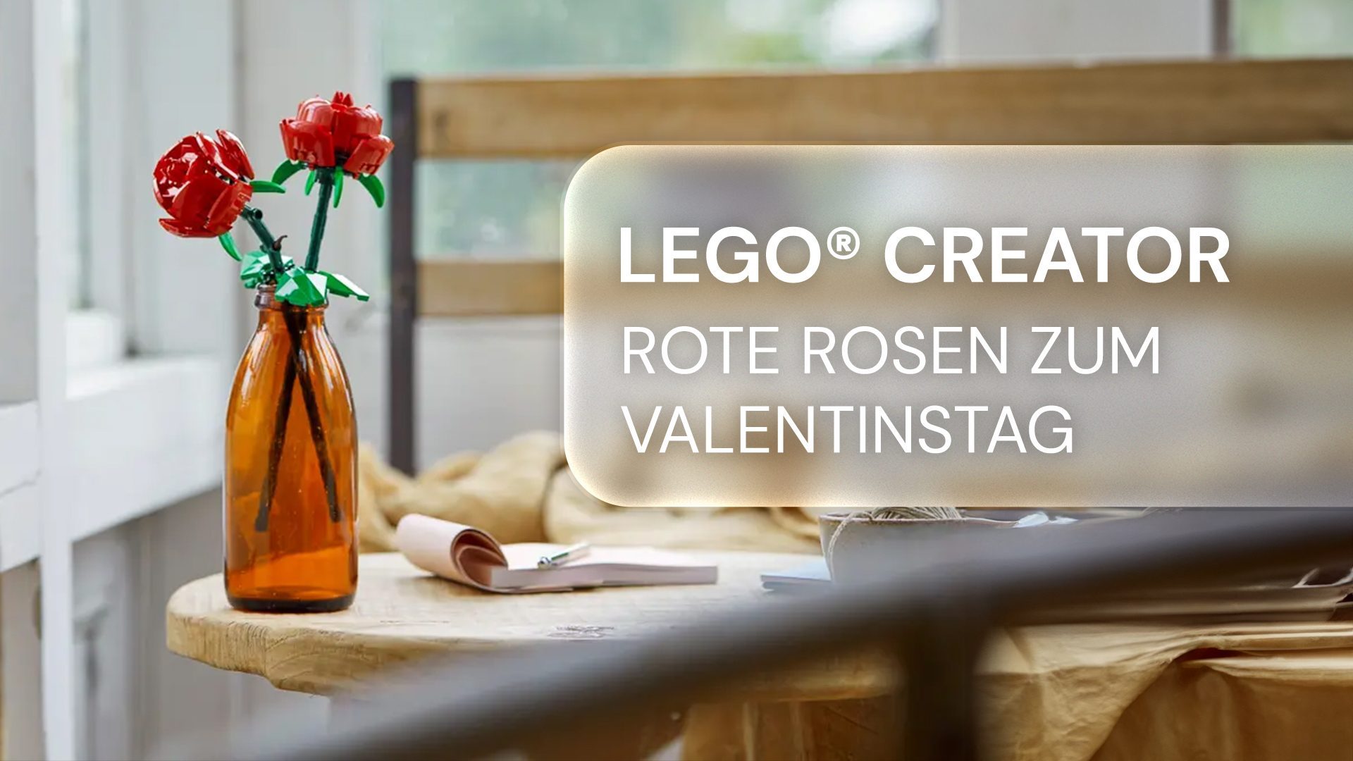 LEGO®- Rosen zum Valentinstag