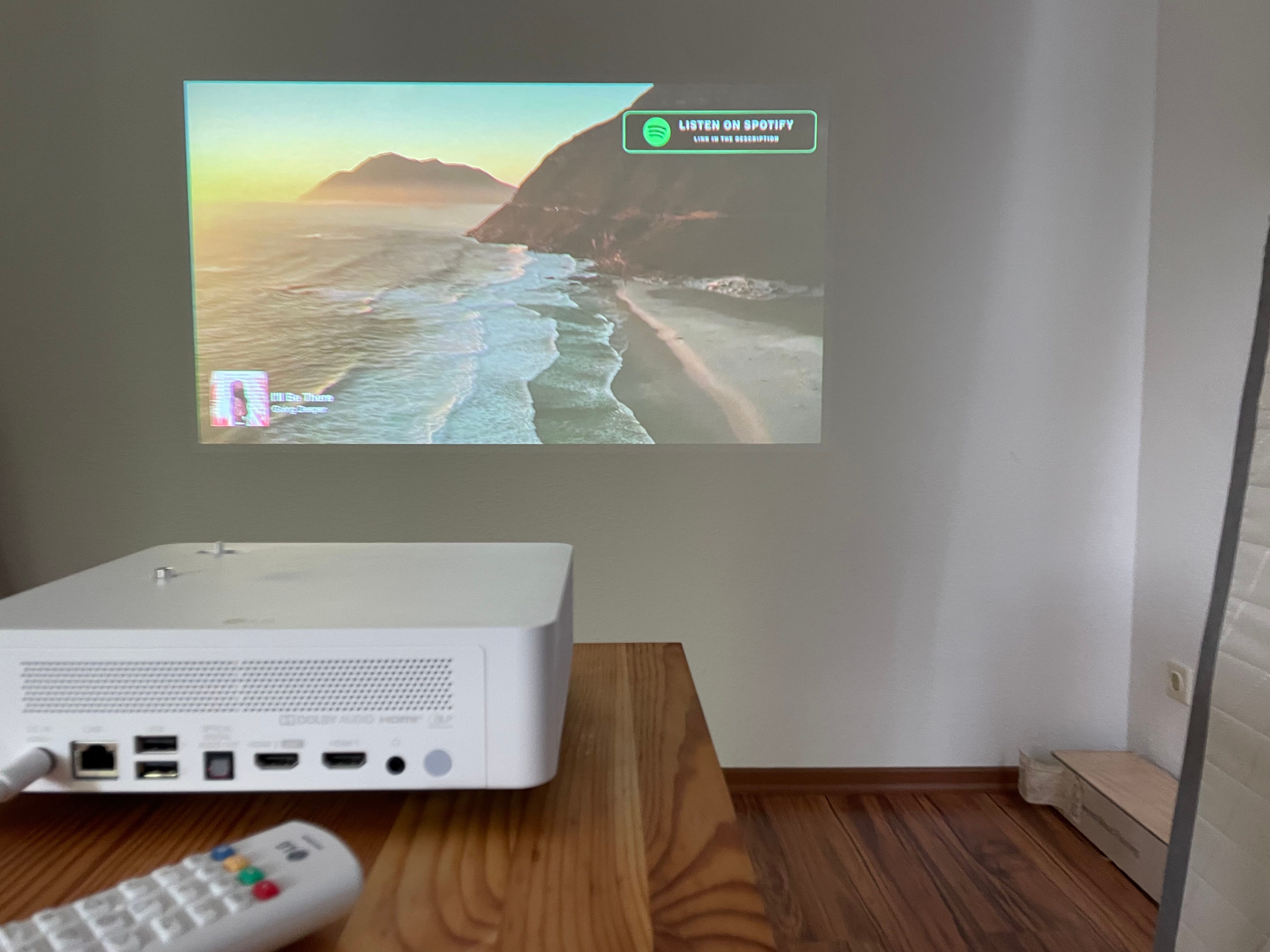 LG PF610P im Gebrauch