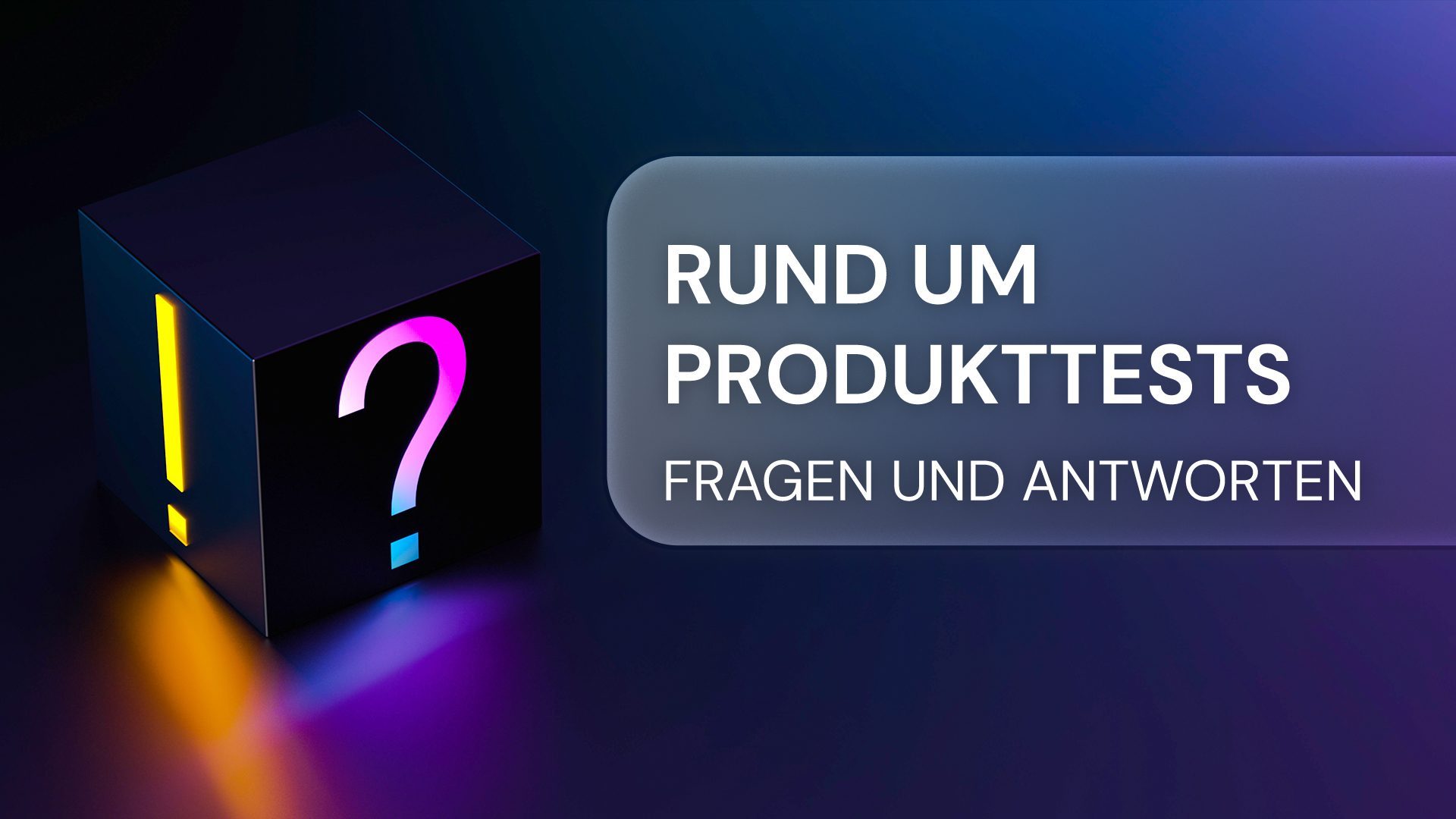 Produkttest: Bewerben. Testen. Behalten.