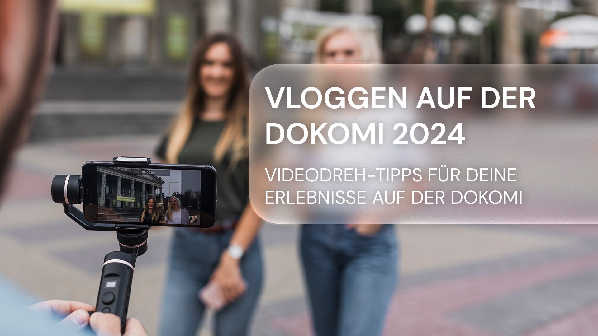 Vloggen auf der DoKomi 2024