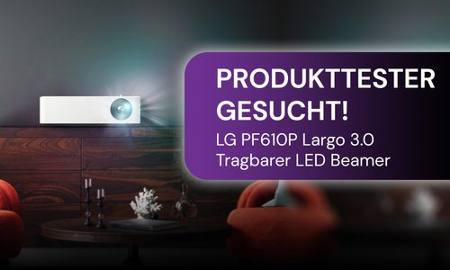 Tragbarer LG LED Beamer Produkttest