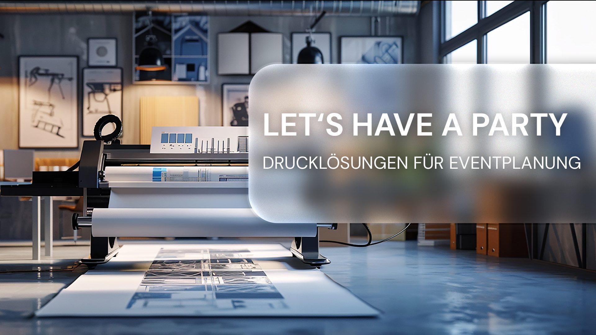 Drucklösungen für Eventplanung