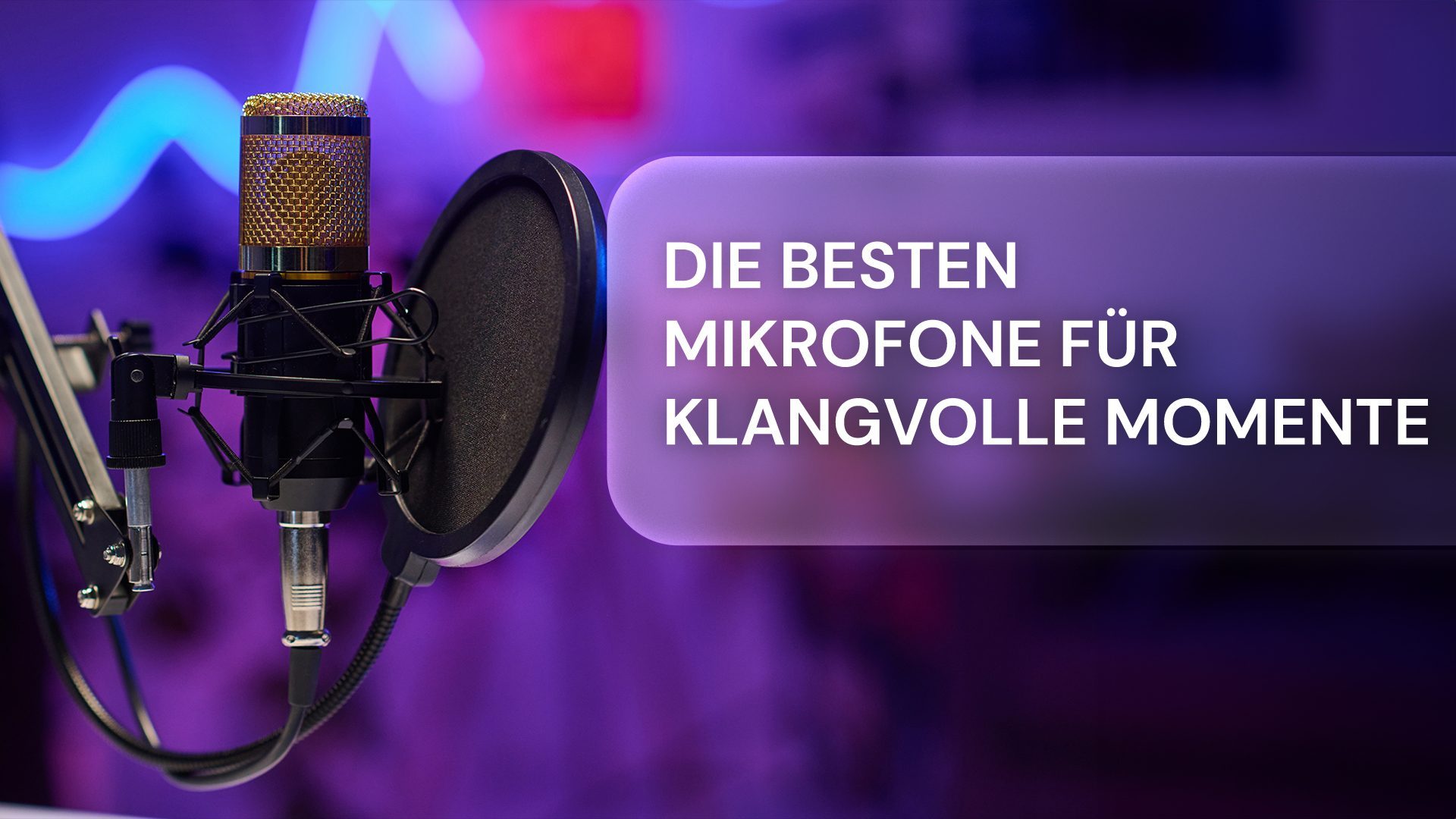 Die besten Mikrofone für eine ausgezeichnete Akustik