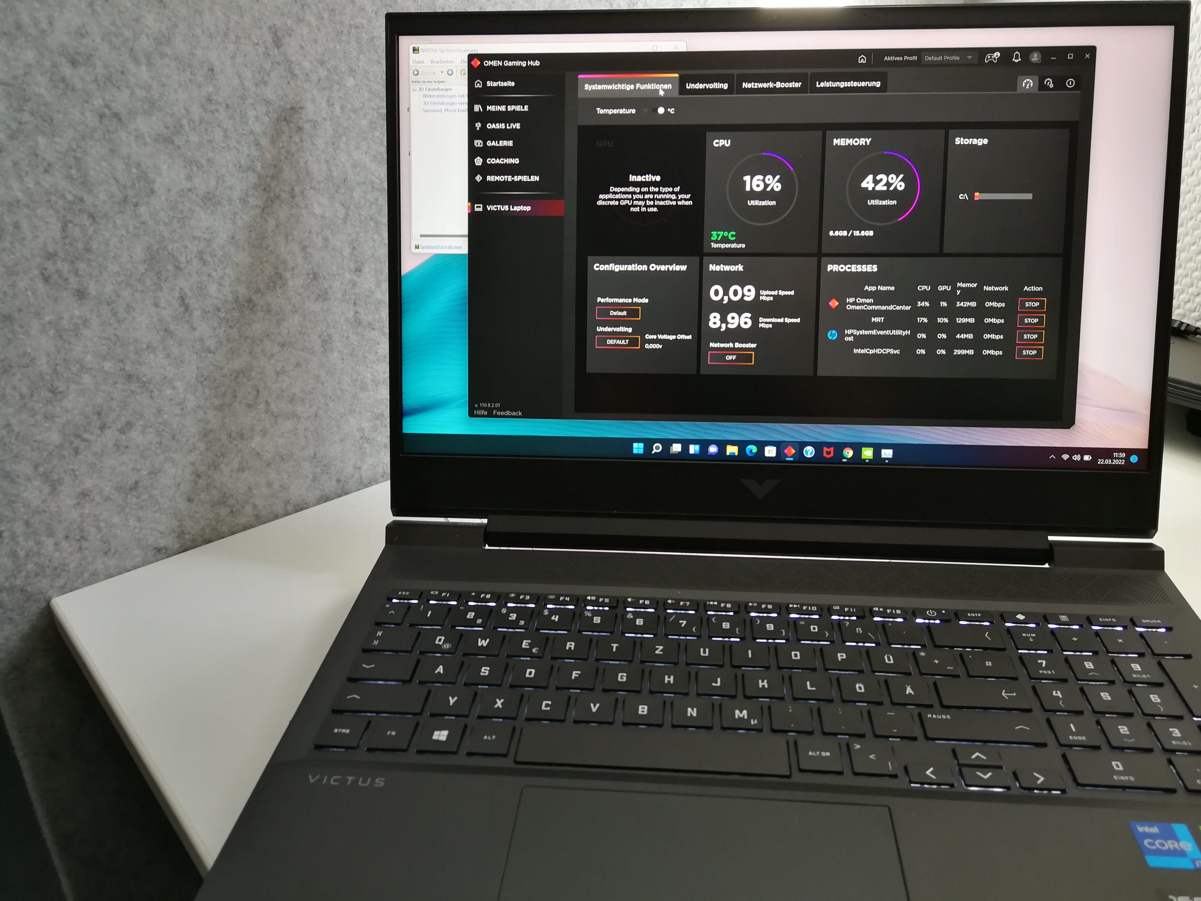 HP Victus 16-d0085ng - Gesamtansicht