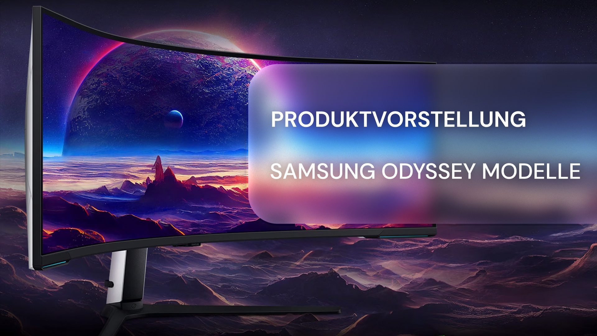 Große Emotionen für Profi-Spieler: Die neuen Samsung Gaming Monitore