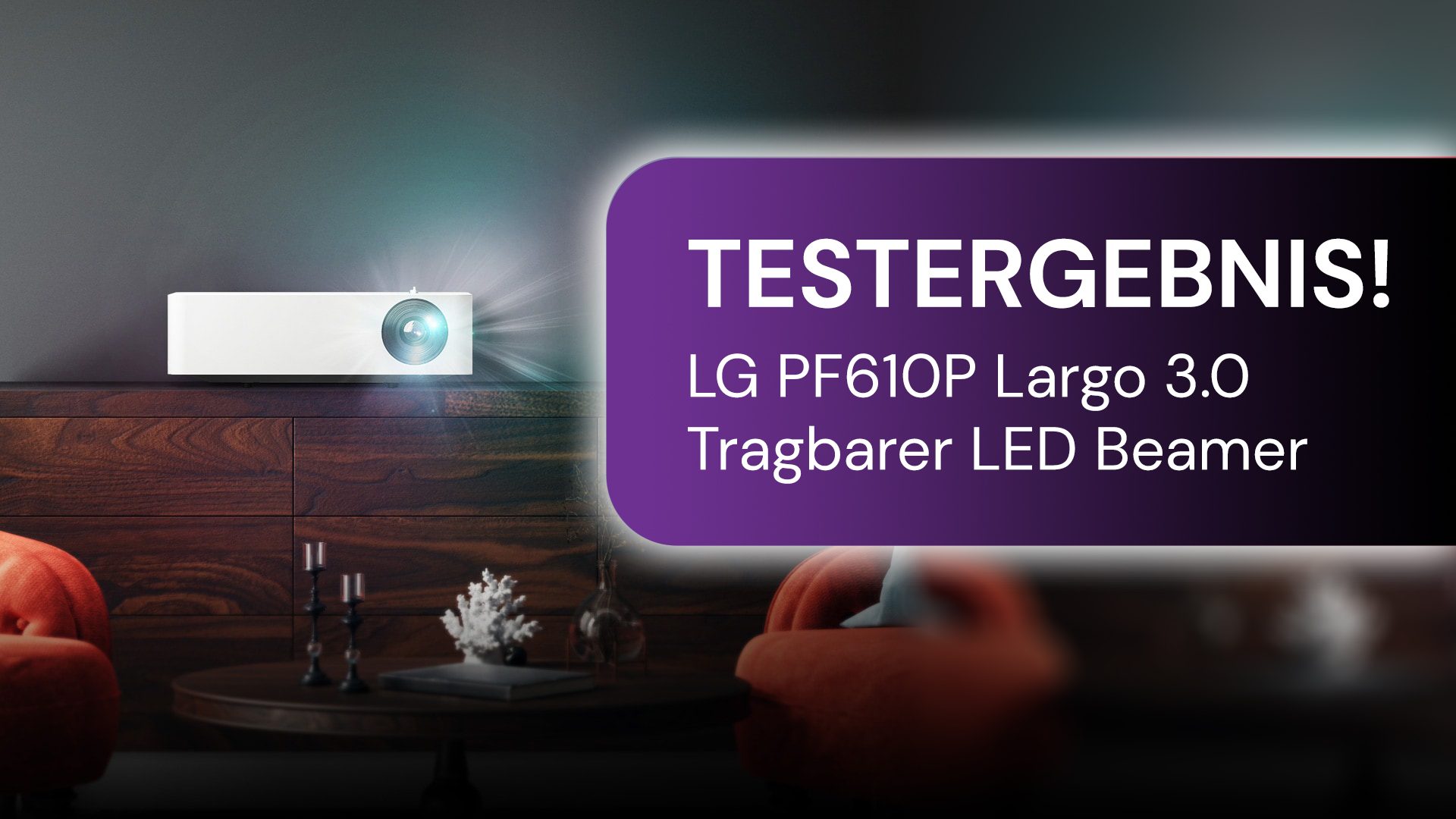 LG PF610P Largo 3.0 Tragbarer LED Beamer im Test