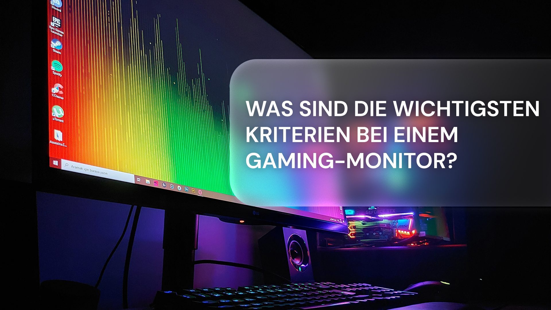 Was sind die wichtigsten Kriterien bei einem Gaming-Monitor?
