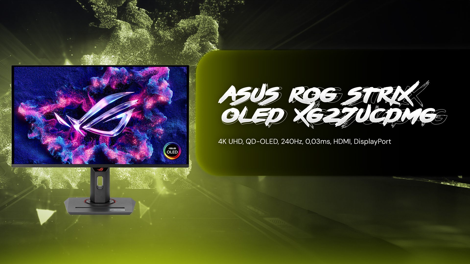 Exklusiv nur bei PLAYOX: Der ASUS ROG Strix XG27UCDMG Gaming-Monitor