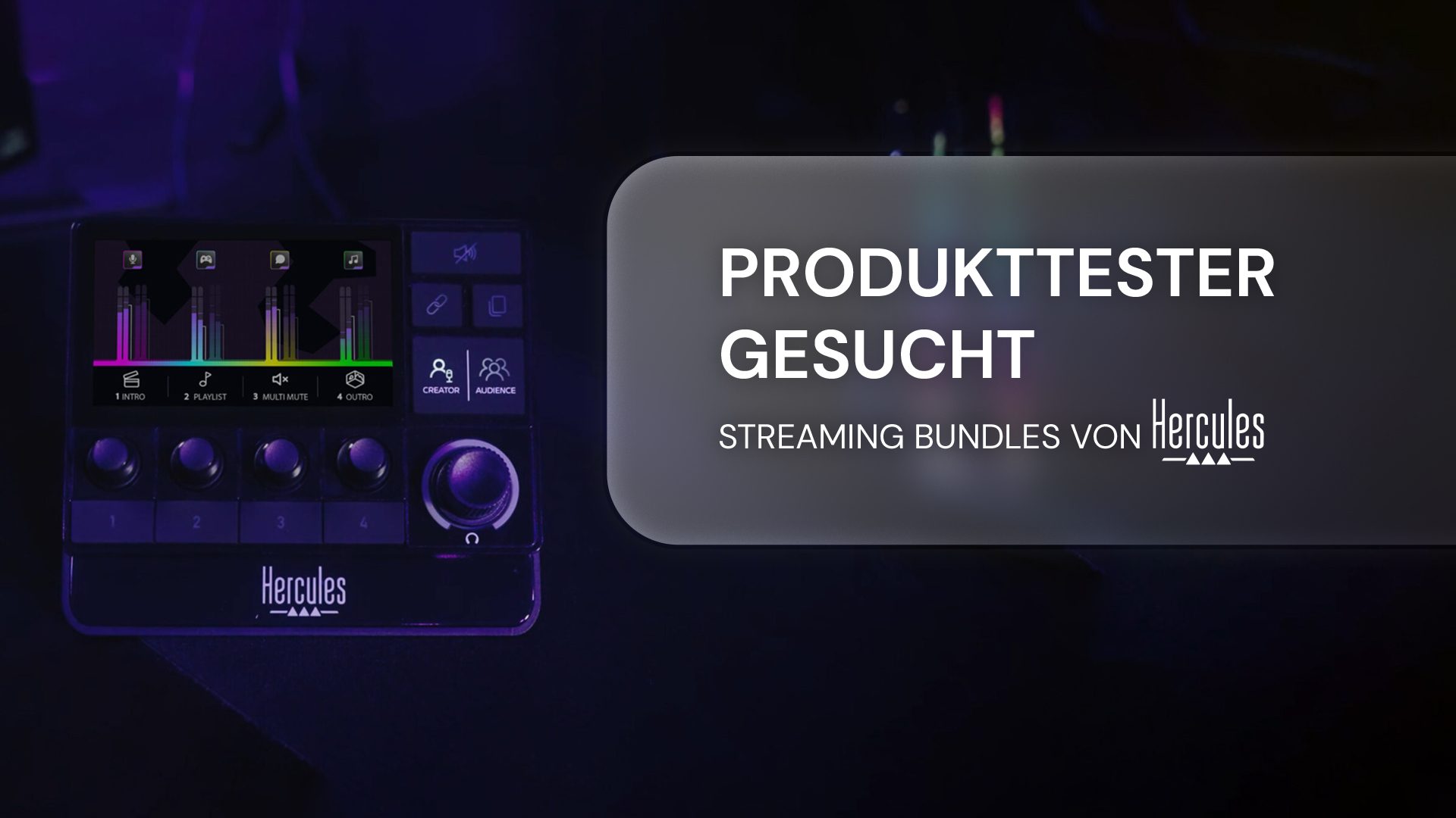 Hercules Stream Kit kostenlos testen