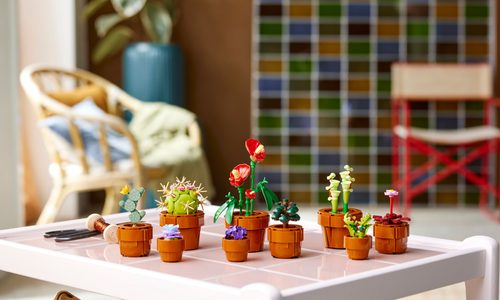 LEGO Blumen im Gaming-Zimmer