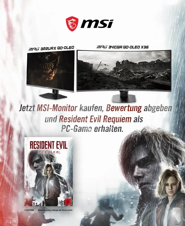 MSI Bundle Aktion Resident Evil Requiem