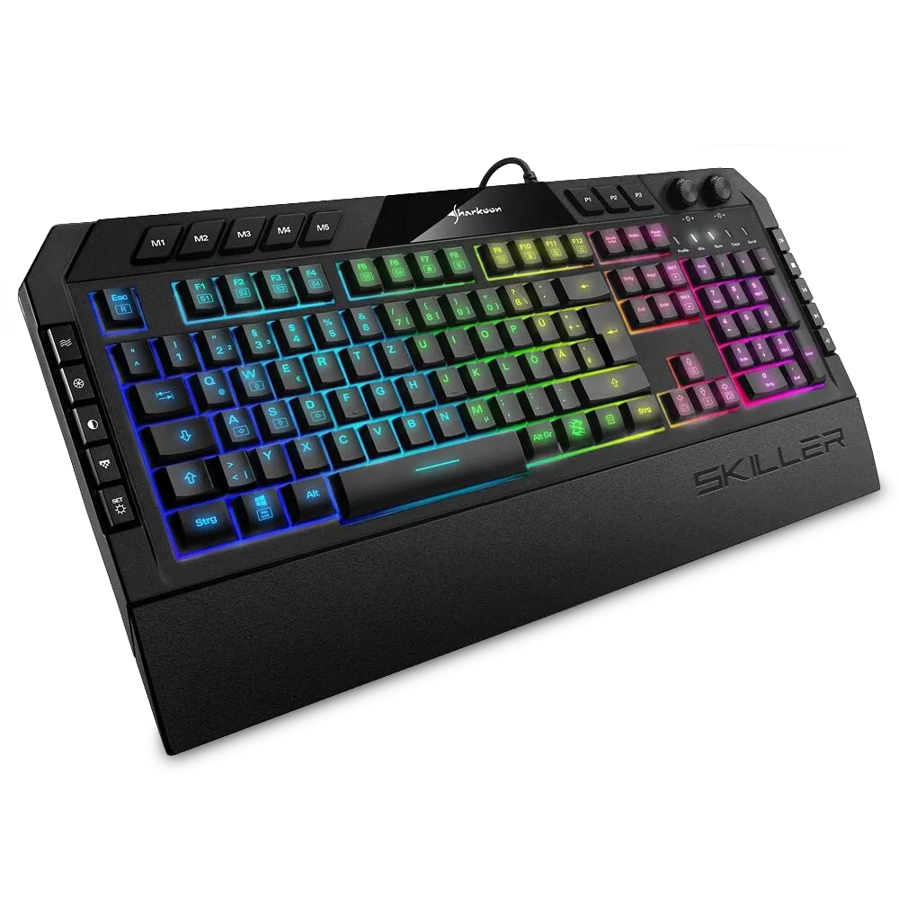Sharkoon SKILLER SGK5 Rubber-Dome Gaming-Tastatur