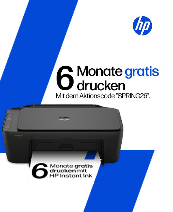 HP Instant Ink 6 Monate gratis