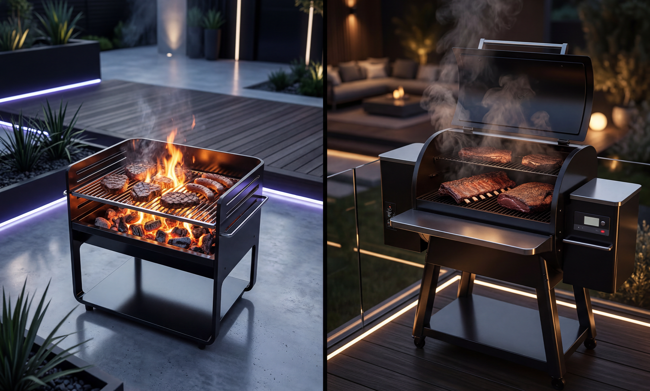 Was ist der Unterschied zwischen Barbecue und Grill? 