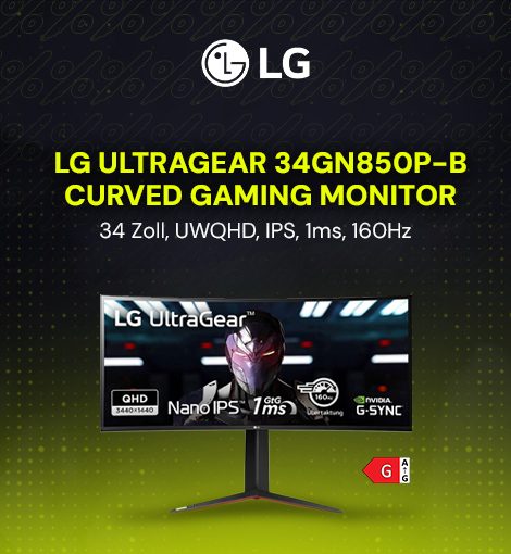 LG UltraGear 34GN850P-B