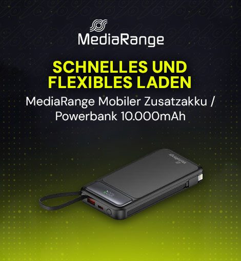 MediaRange Mobiler Zusatzakku