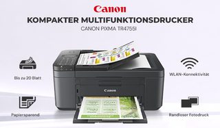 Canon PIXMA TR4755i Tintenstrahl-Multifunktionsgerät (Schwarz)