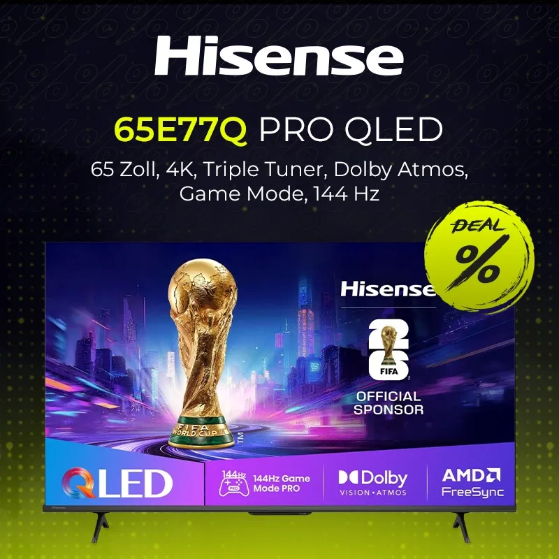 Hisense 65E77Q PRO QLED Smart TV 164 cm