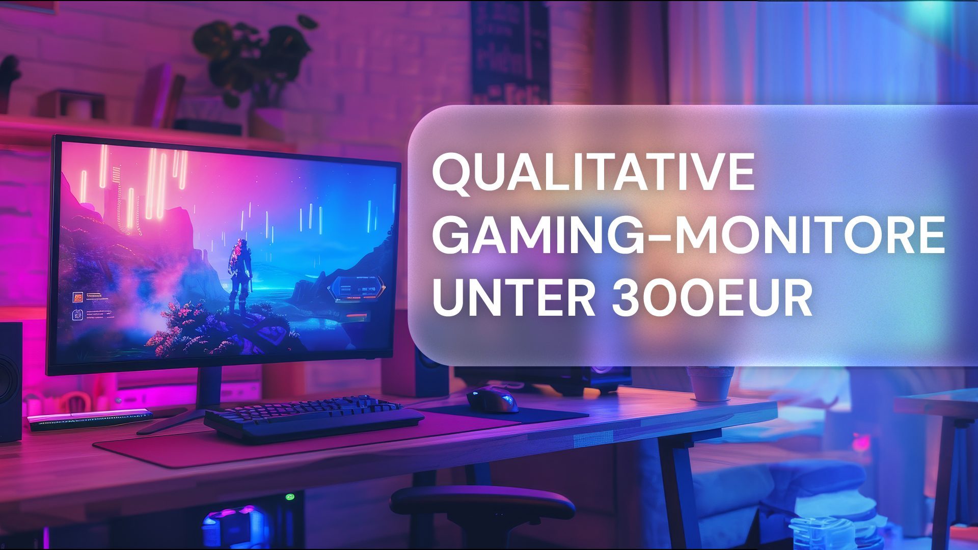 Gaming-Monitore unter 300 Euro: Wenig Geld, viel Qualität