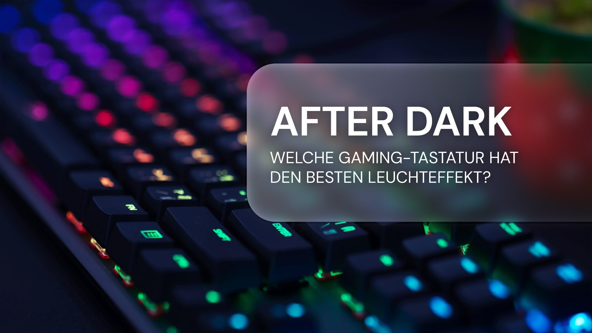 Leuchtende RGB-Tastaturen für trendy Gamer