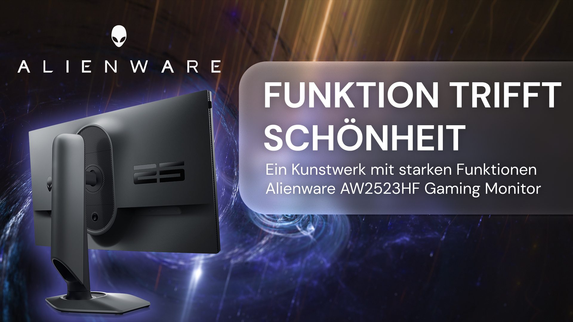 Ein starker Auftritt: Der Dell Alienware AW2523HF Gaming-Monitor