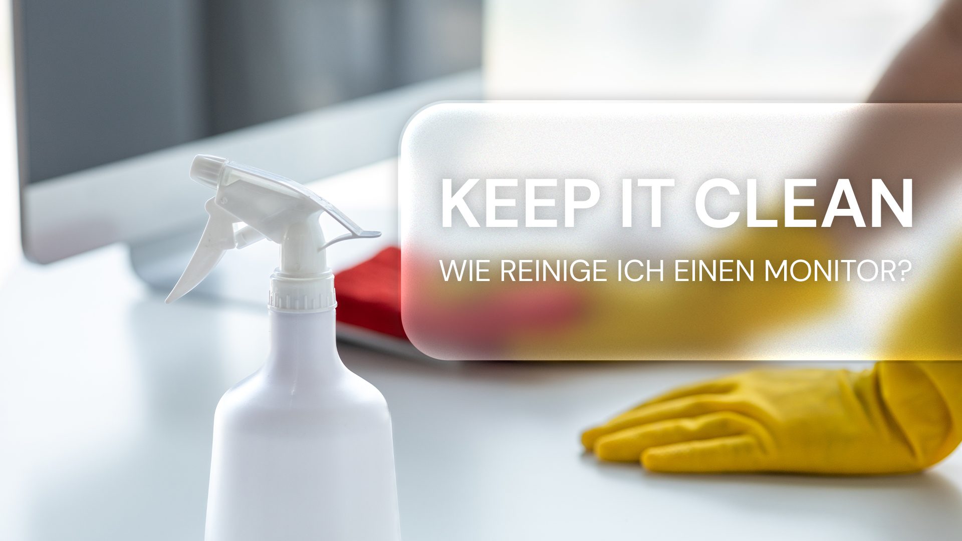 Wie reinige ich einen Monitor?
